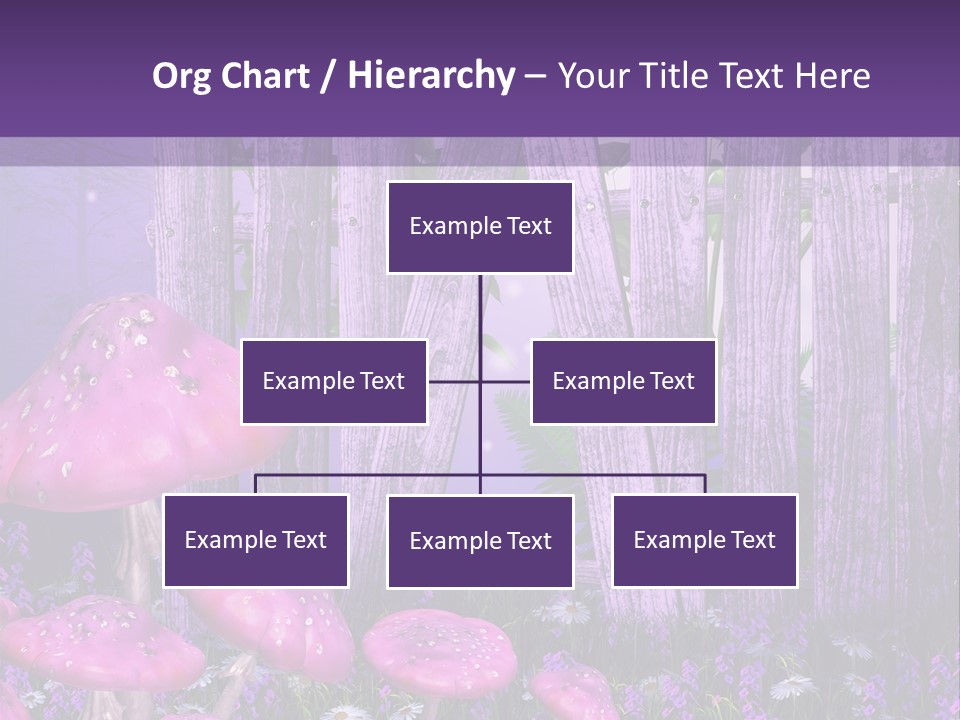 Ilustracja Muchomor Grzyb PowerPoint Template