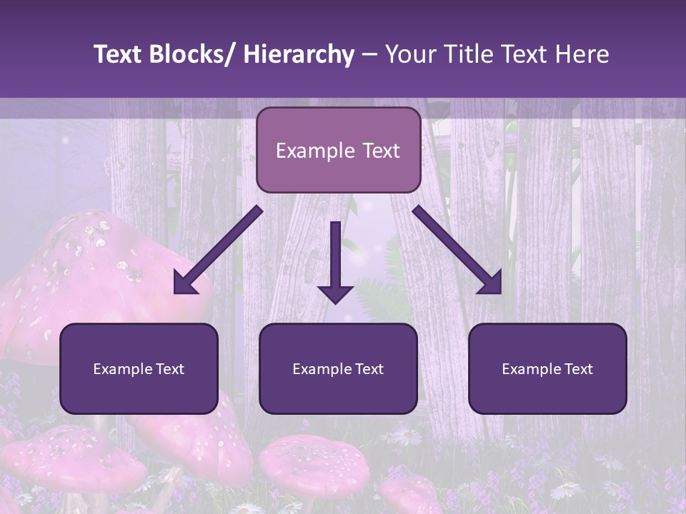 Ilustracja Muchomor Grzyb PowerPoint Template