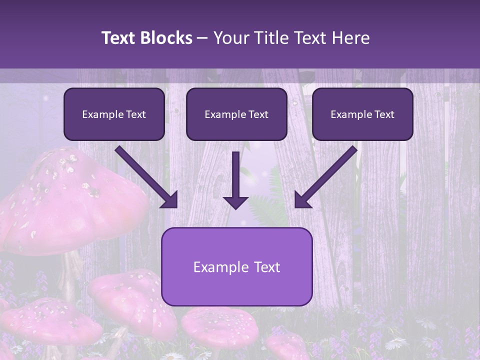 Ilustracja Muchomor Grzyb PowerPoint Template
