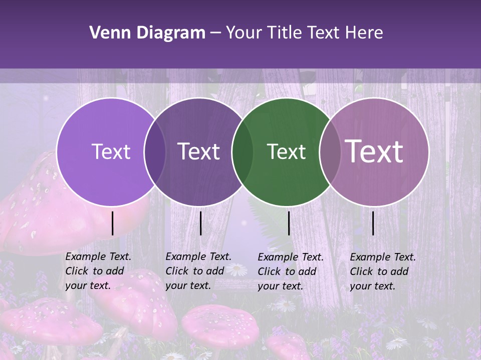 Ilustracja Muchomor Grzyb PowerPoint Template