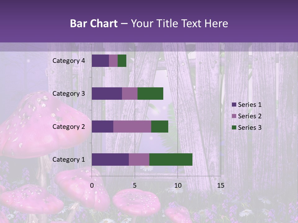 Ilustracja Muchomor Grzyb PowerPoint Template