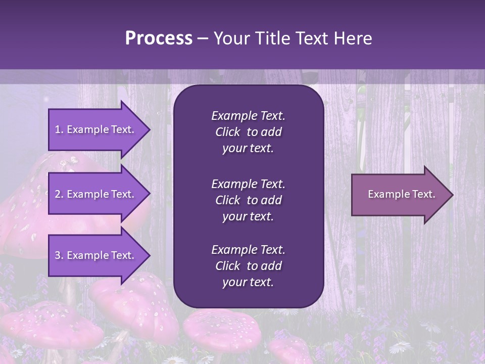 Ilustracja Muchomor Grzyb PowerPoint Template