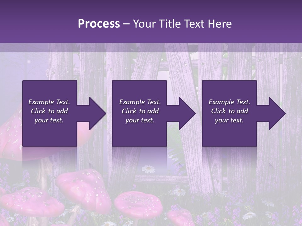 Ilustracja Muchomor Grzyb PowerPoint Template