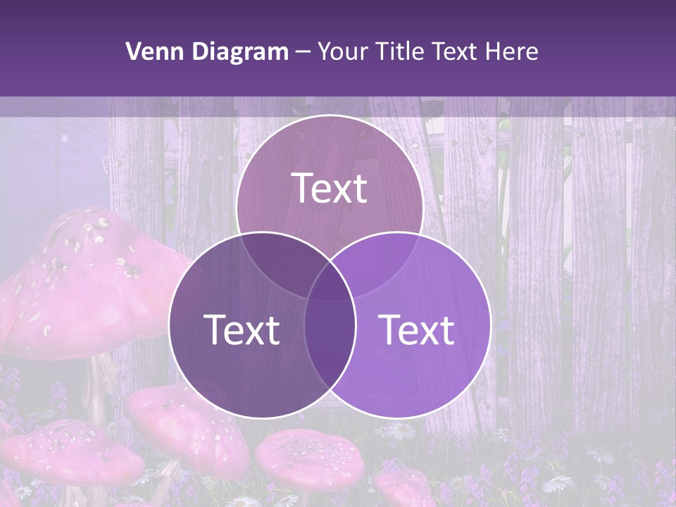 Ilustracja Muchomor Grzyb PowerPoint Template