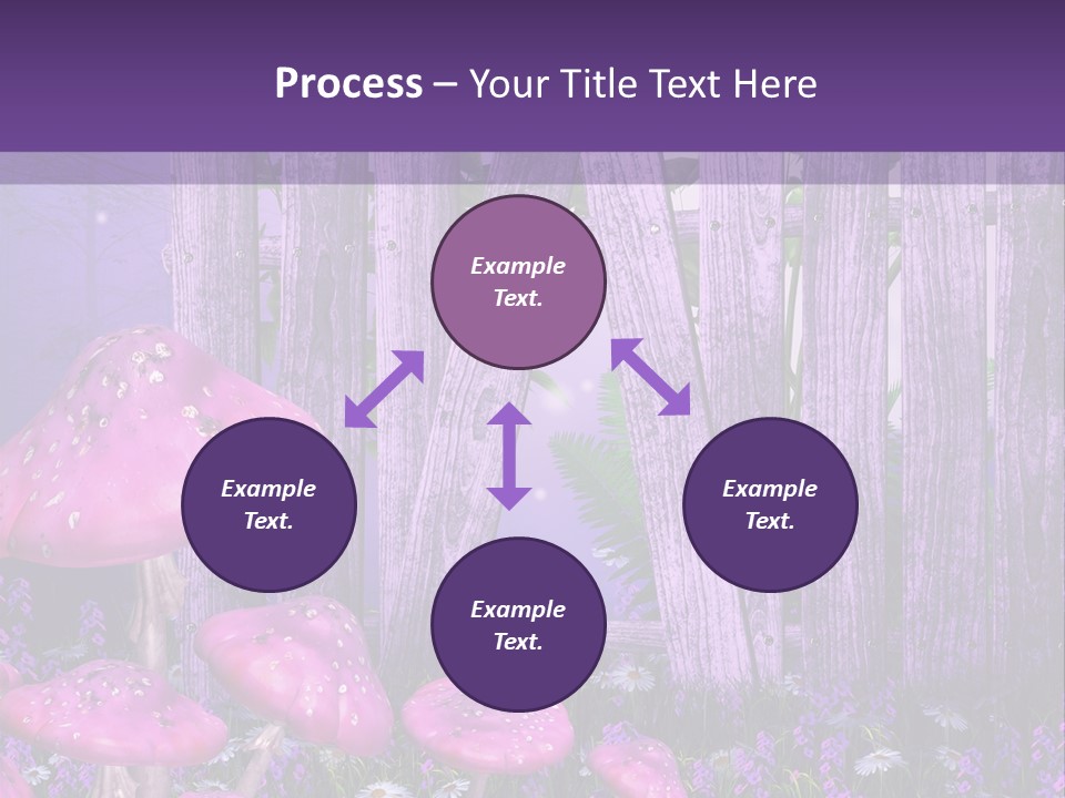 Ilustracja Muchomor Grzyb PowerPoint Template