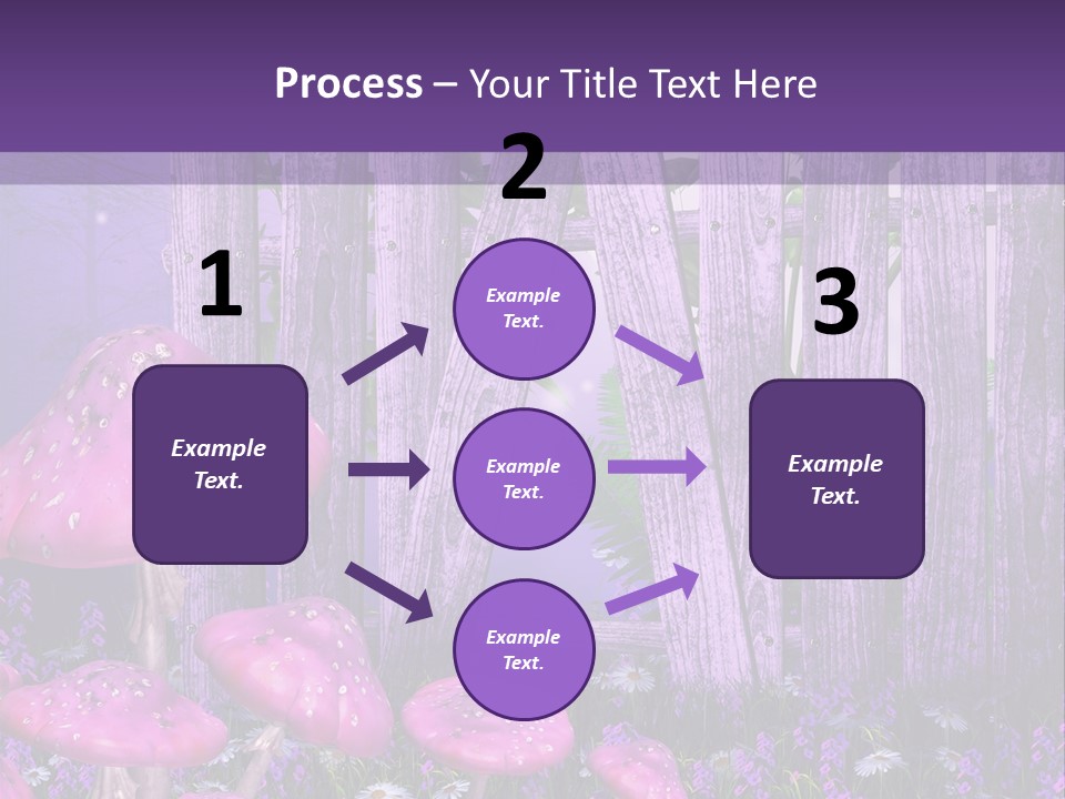 Ilustracja Muchomor Grzyb PowerPoint Template