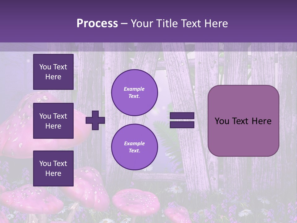 Ilustracja Muchomor Grzyb PowerPoint Template