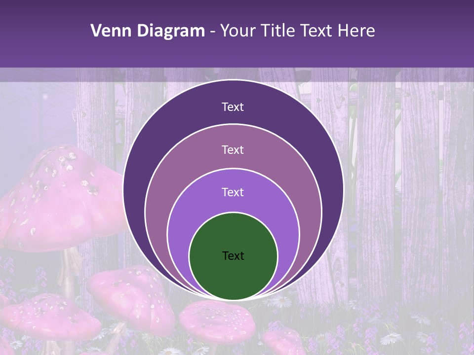 Ilustracja Muchomor Grzyb PowerPoint Template