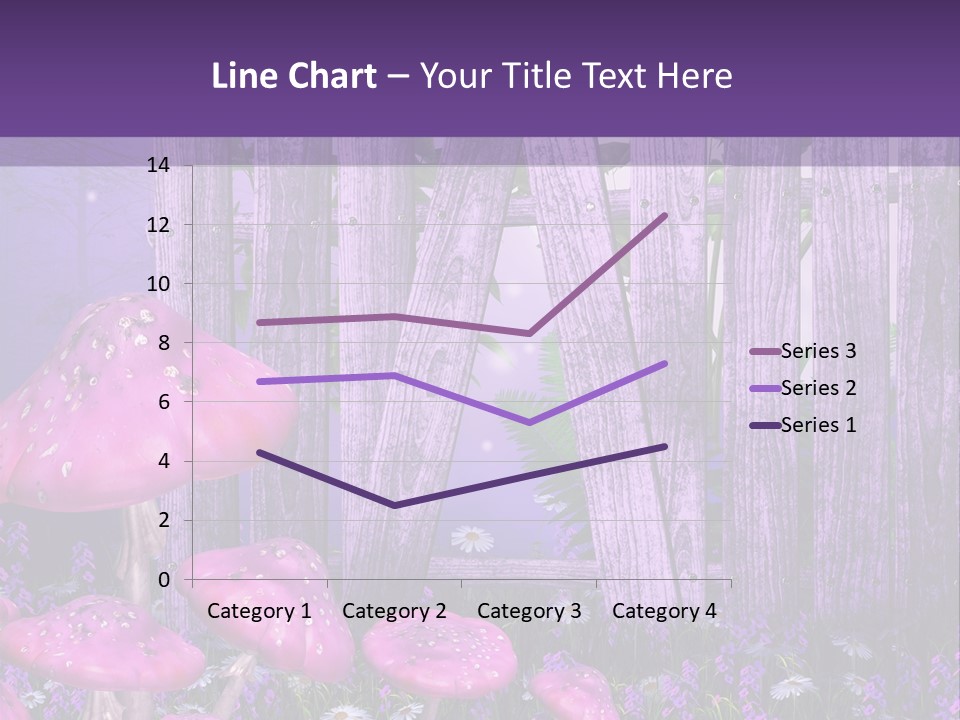 Ilustracja Muchomor Grzyb PowerPoint Template
