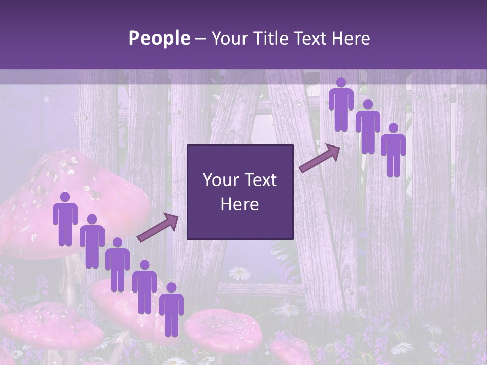 Ilustracja Muchomor Grzyb PowerPoint Template