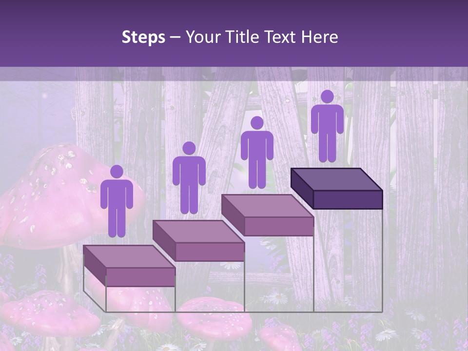 Ilustracja Muchomor Grzyb PowerPoint Template