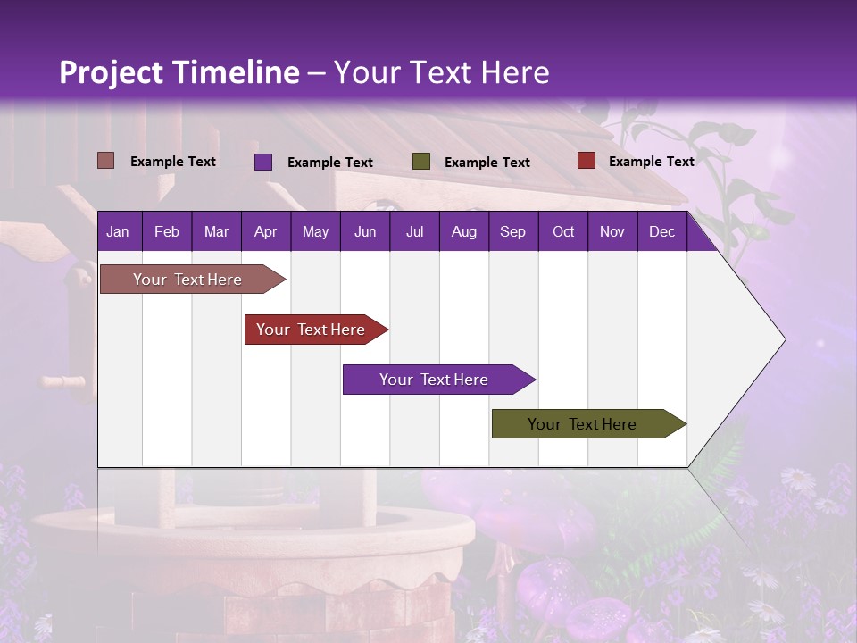 Fantasy Kolorowy Drewniany PowerPoint Template