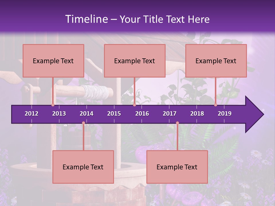 Fantasy Kolorowy Drewniany PowerPoint Template