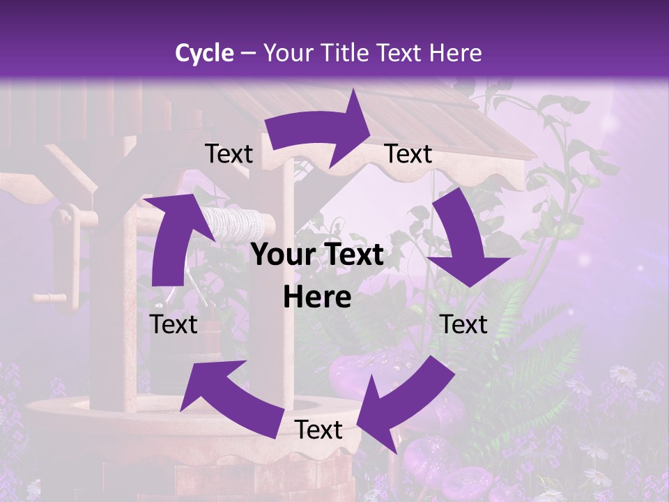 Fantasy Kolorowy Drewniany PowerPoint Template
