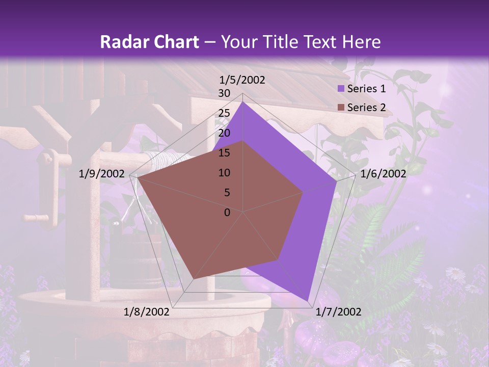 Fantasy Kolorowy Drewniany PowerPoint Template