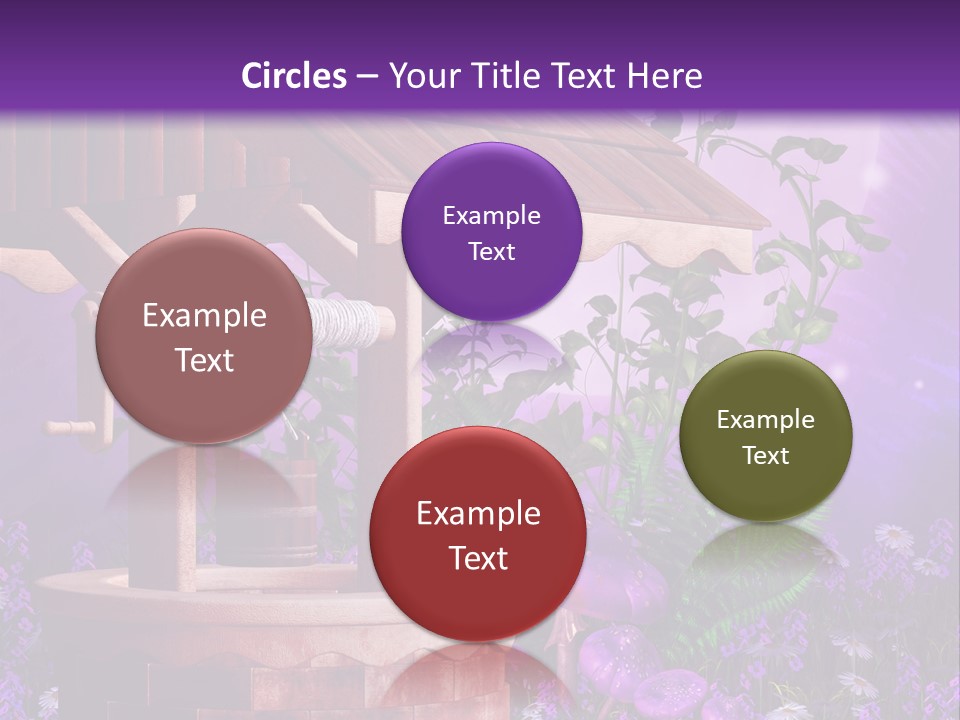 Fantasy Kolorowy Drewniany PowerPoint Template