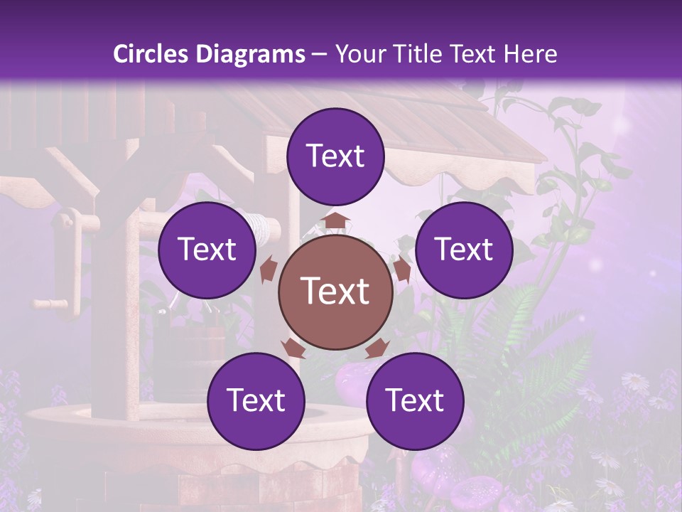 Fantasy Kolorowy Drewniany PowerPoint Template