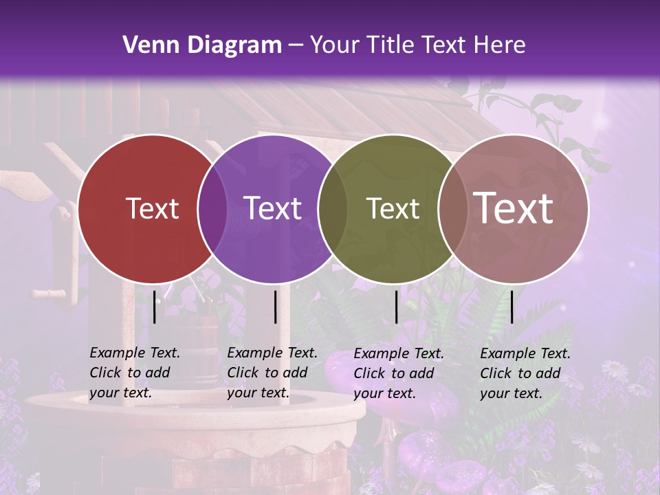 Fantasy Kolorowy Drewniany PowerPoint Template