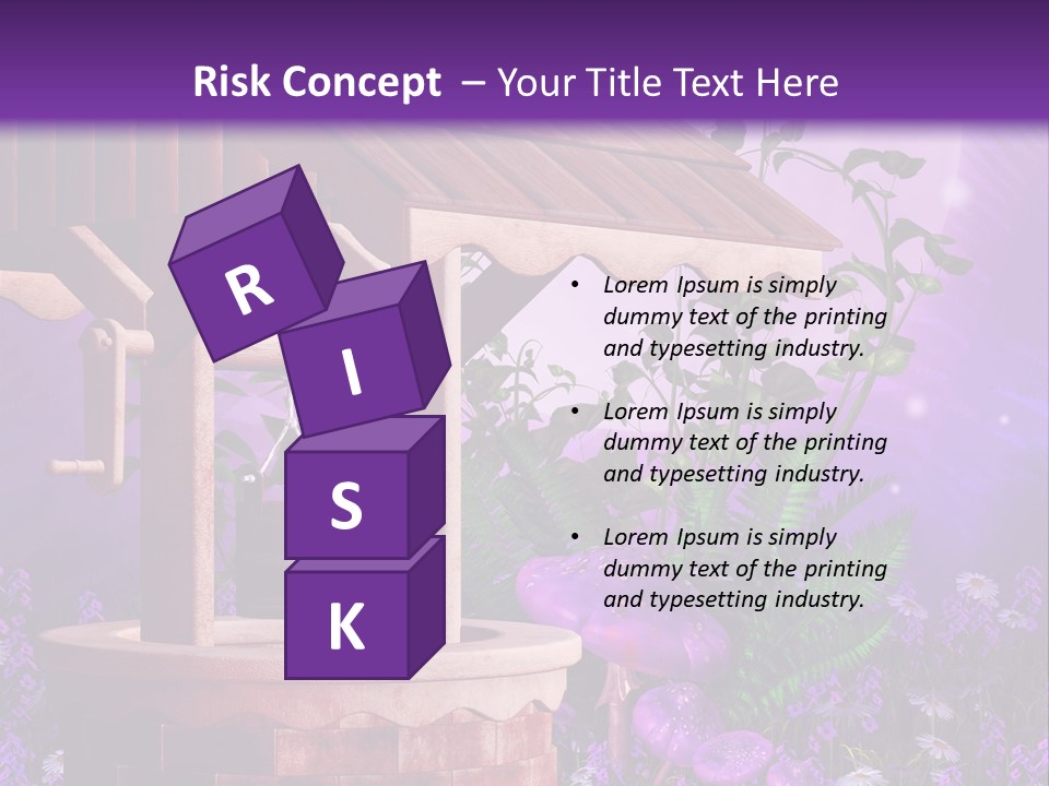 Fantasy Kolorowy Drewniany PowerPoint Template