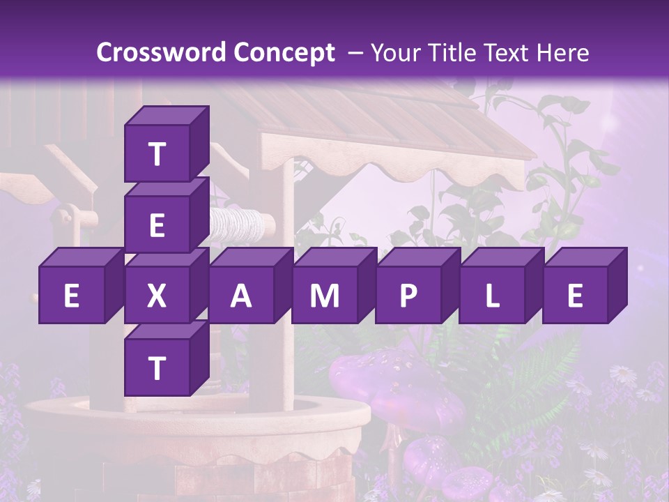 Fantasy Kolorowy Drewniany PowerPoint Template