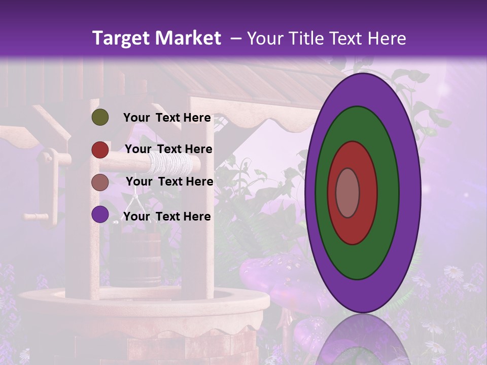 Fantasy Kolorowy Drewniany PowerPoint Template