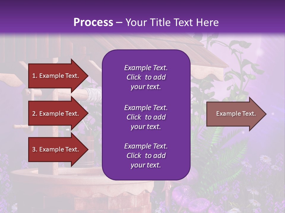 Fantasy Kolorowy Drewniany PowerPoint Template