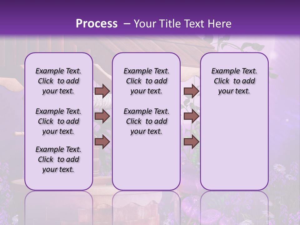Fantasy Kolorowy Drewniany PowerPoint Template