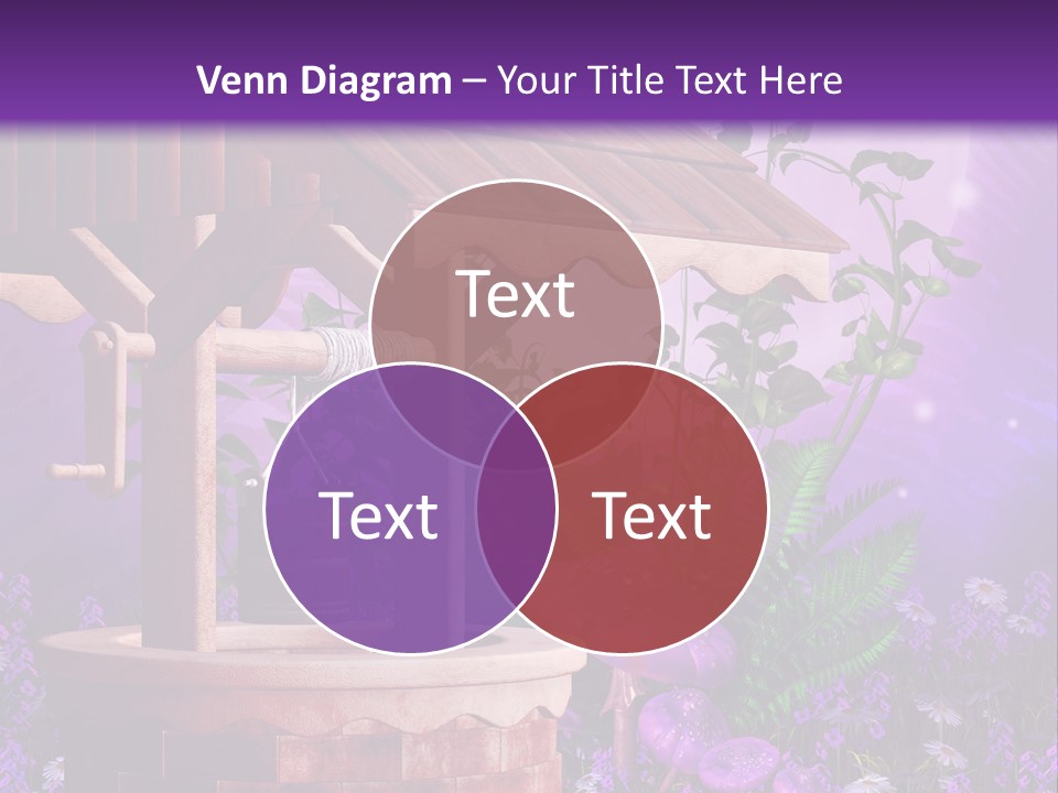 Fantasy Kolorowy Drewniany PowerPoint Template