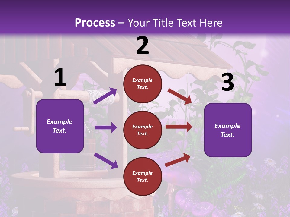 Fantasy Kolorowy Drewniany PowerPoint Template