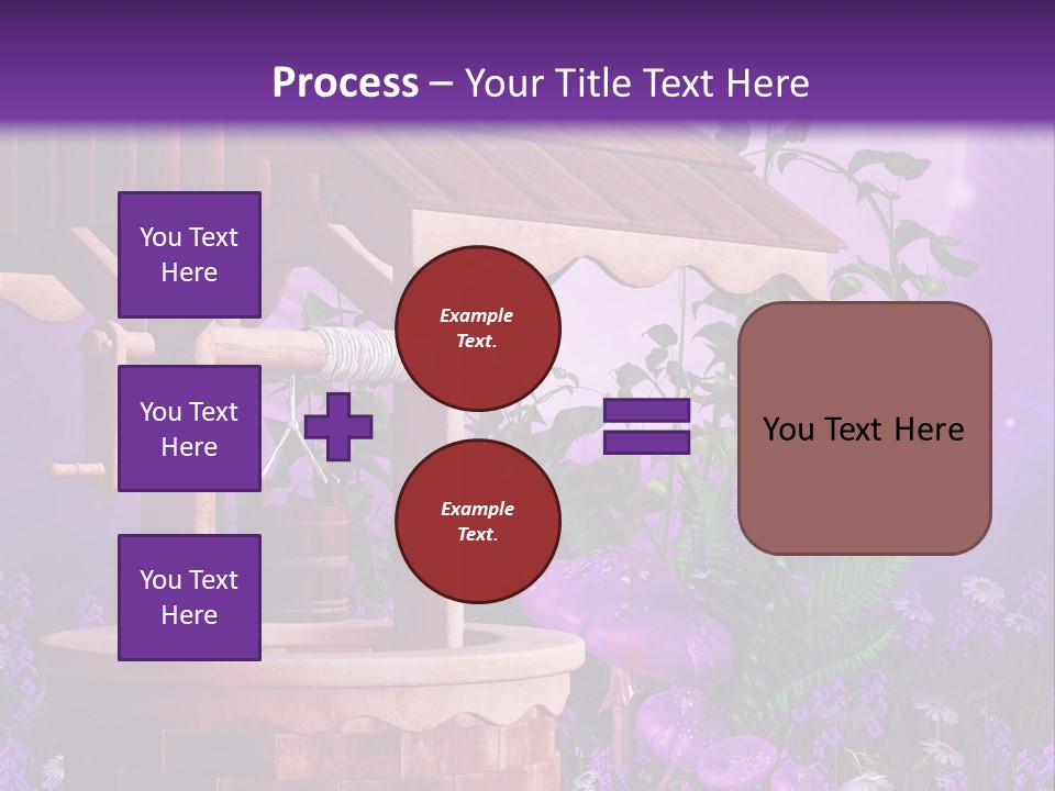Fantasy Kolorowy Drewniany PowerPoint Template