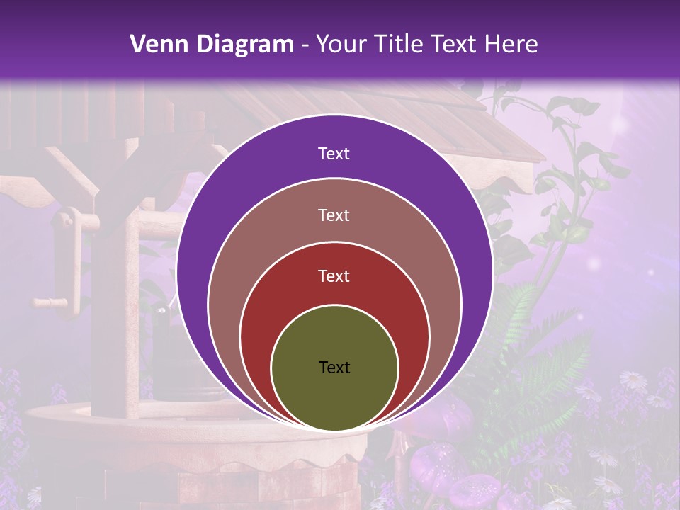 Fantasy Kolorowy Drewniany PowerPoint Template