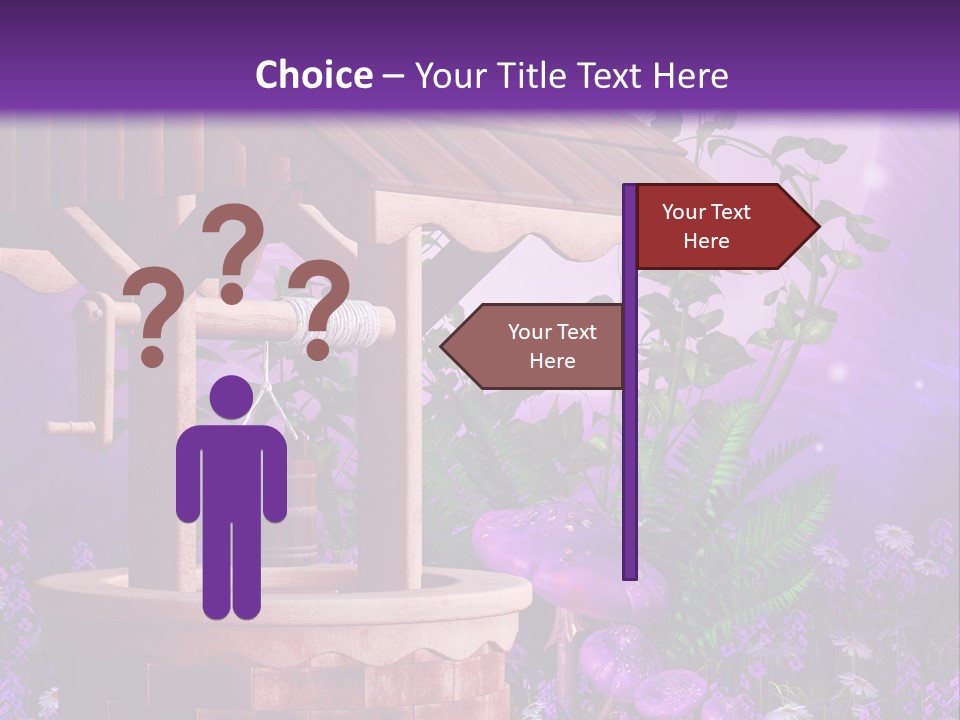 Fantasy Kolorowy Drewniany PowerPoint Template