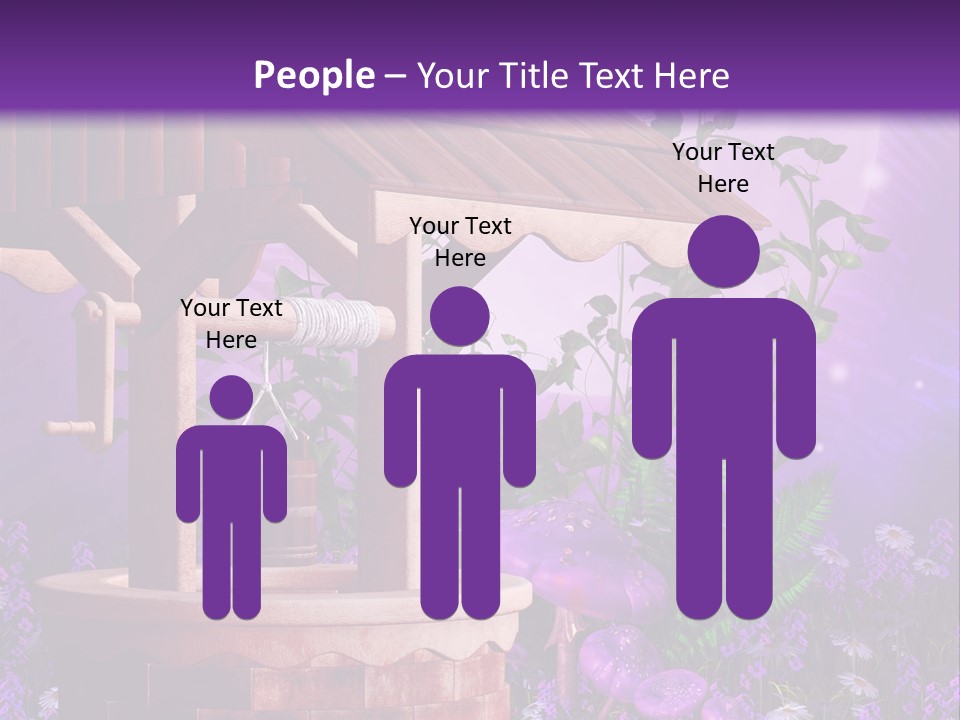 Fantasy Kolorowy Drewniany PowerPoint Template