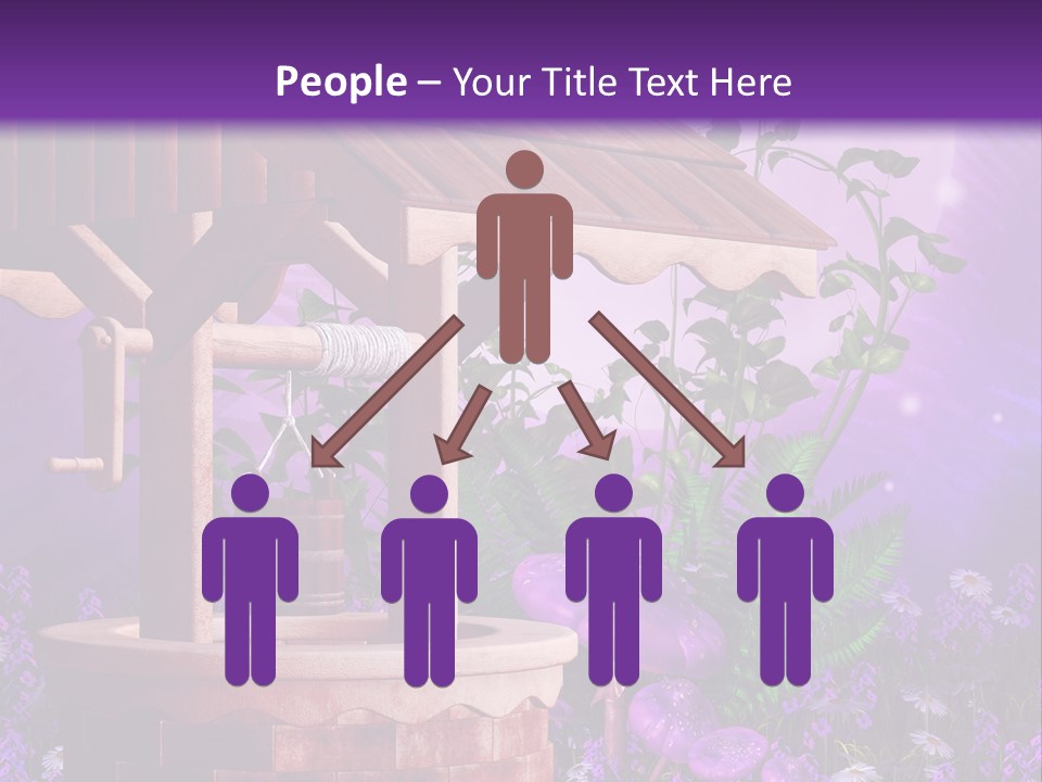 Fantasy Kolorowy Drewniany PowerPoint Template