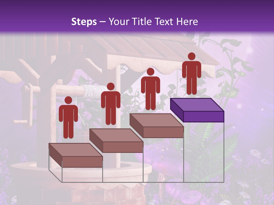 Fantasy Kolorowy Drewniany PowerPoint Template
