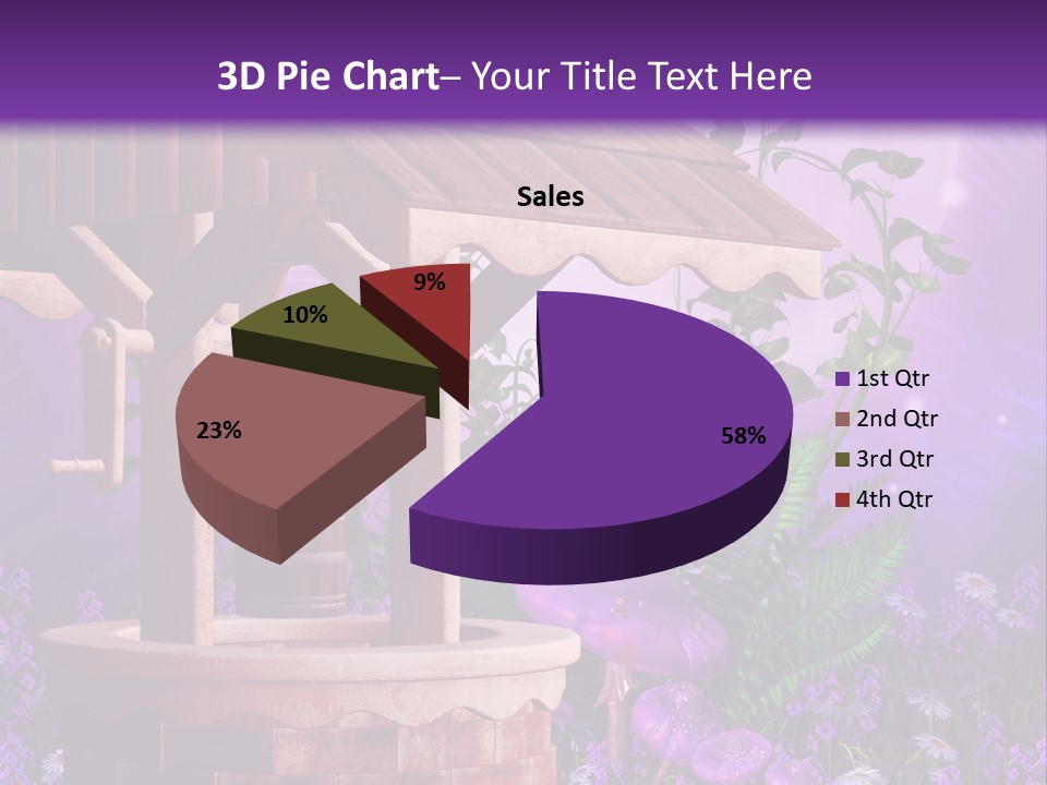 Fantasy Kolorowy Drewniany PowerPoint Template
