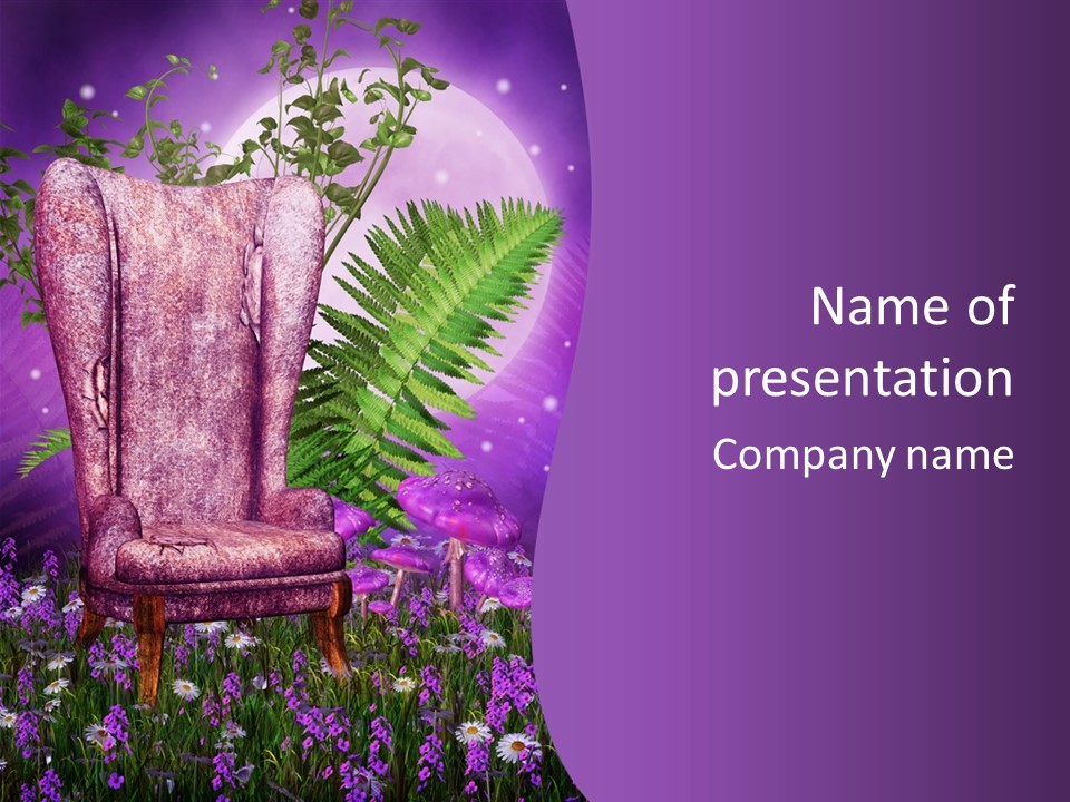 Fantasy Stary Ksi PowerPoint Template