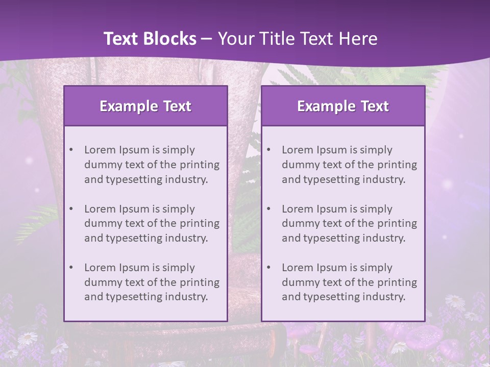 Fantasy Stary Ksi PowerPoint Template