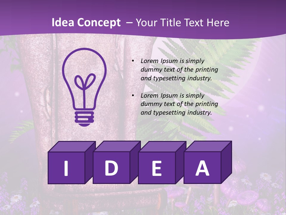 Fantasy Stary Ksi PowerPoint Template