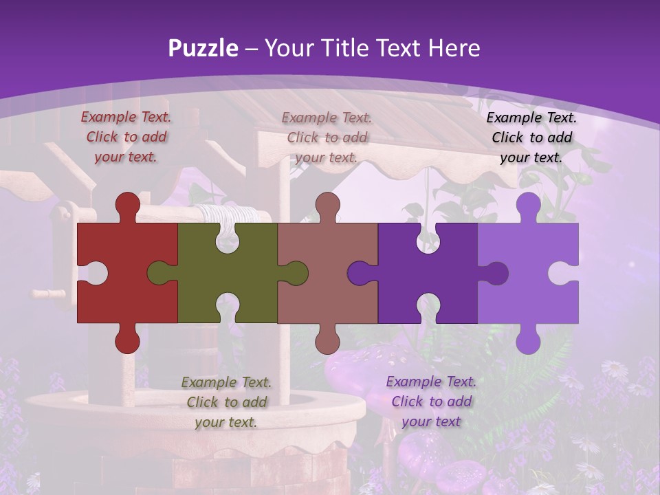 Papro Drewniany Fantasy PowerPoint Template