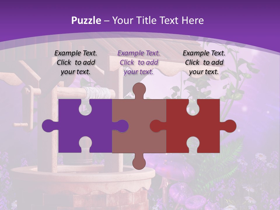 Papro Drewniany Fantasy PowerPoint Template