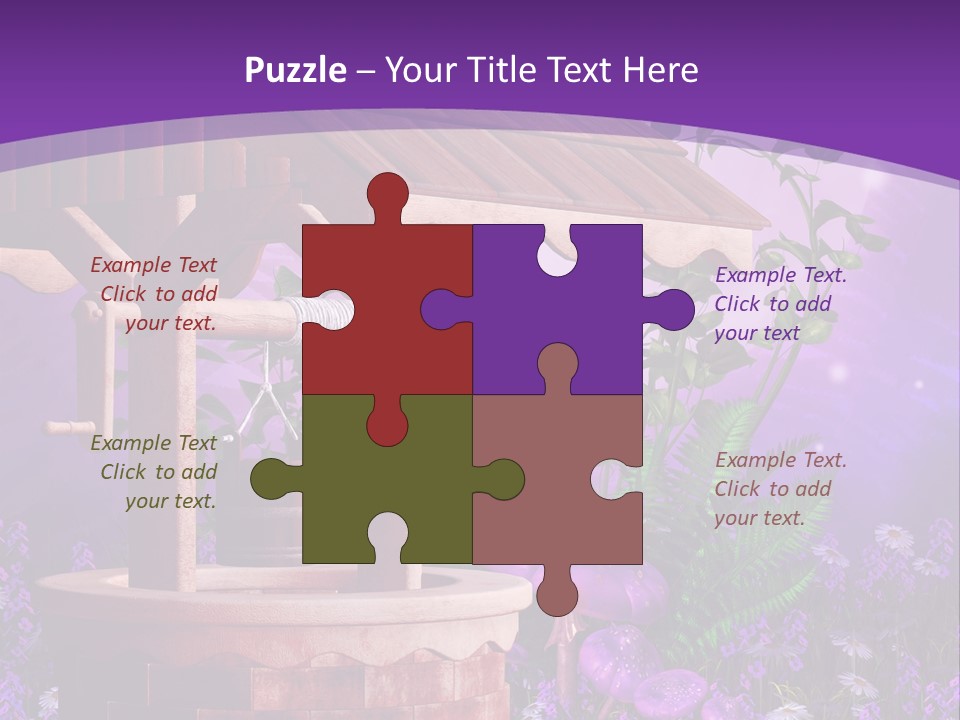 Papro Drewniany Fantasy PowerPoint Template