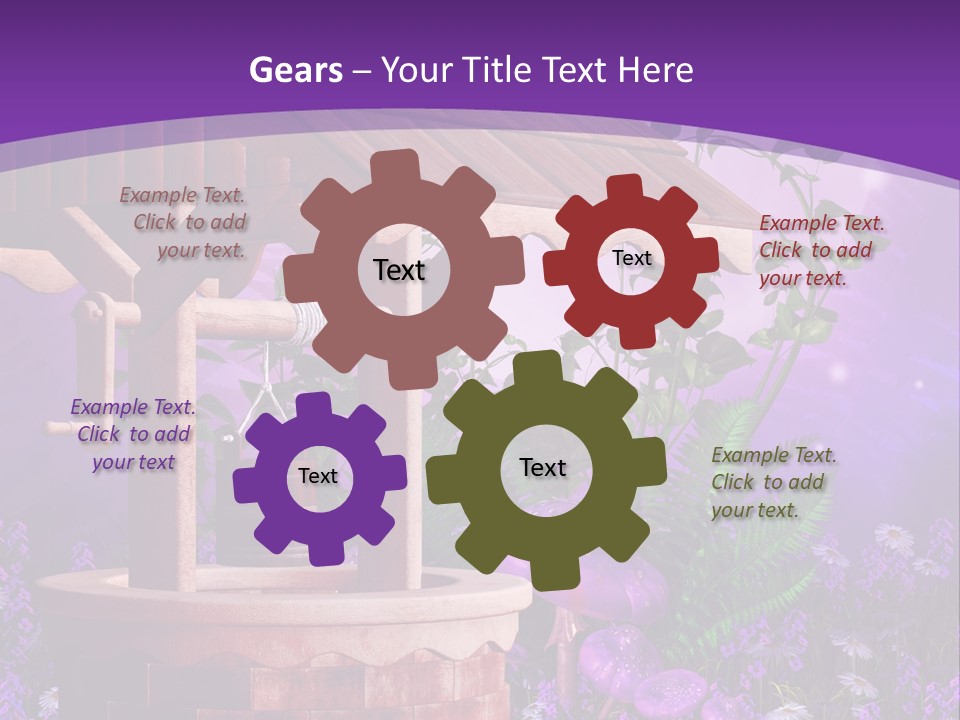 Papro Drewniany Fantasy PowerPoint Template