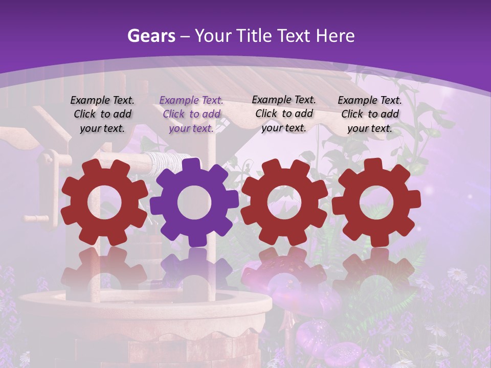 Papro Drewniany Fantasy PowerPoint Template