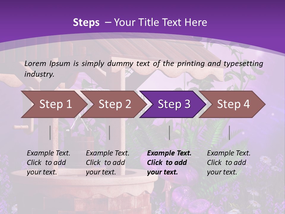 Papro Drewniany Fantasy PowerPoint Template