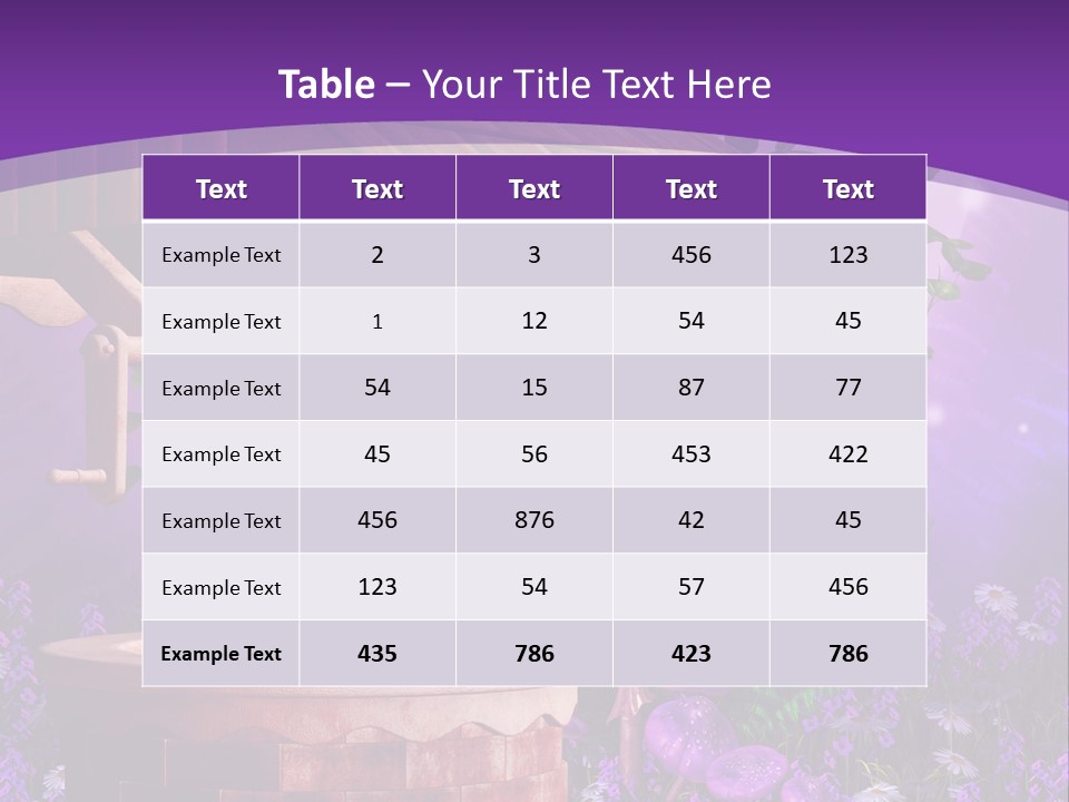 Papro Drewniany Fantasy PowerPoint Template