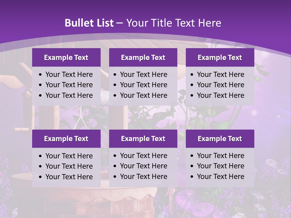 Papro Drewniany Fantasy PowerPoint Template