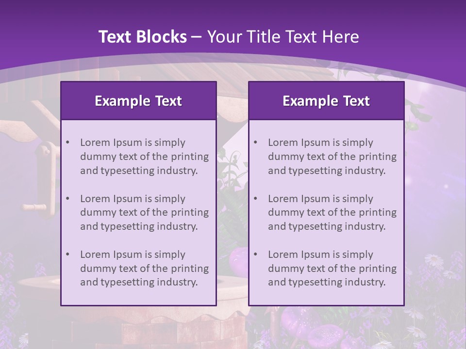 Papro Drewniany Fantasy PowerPoint Template