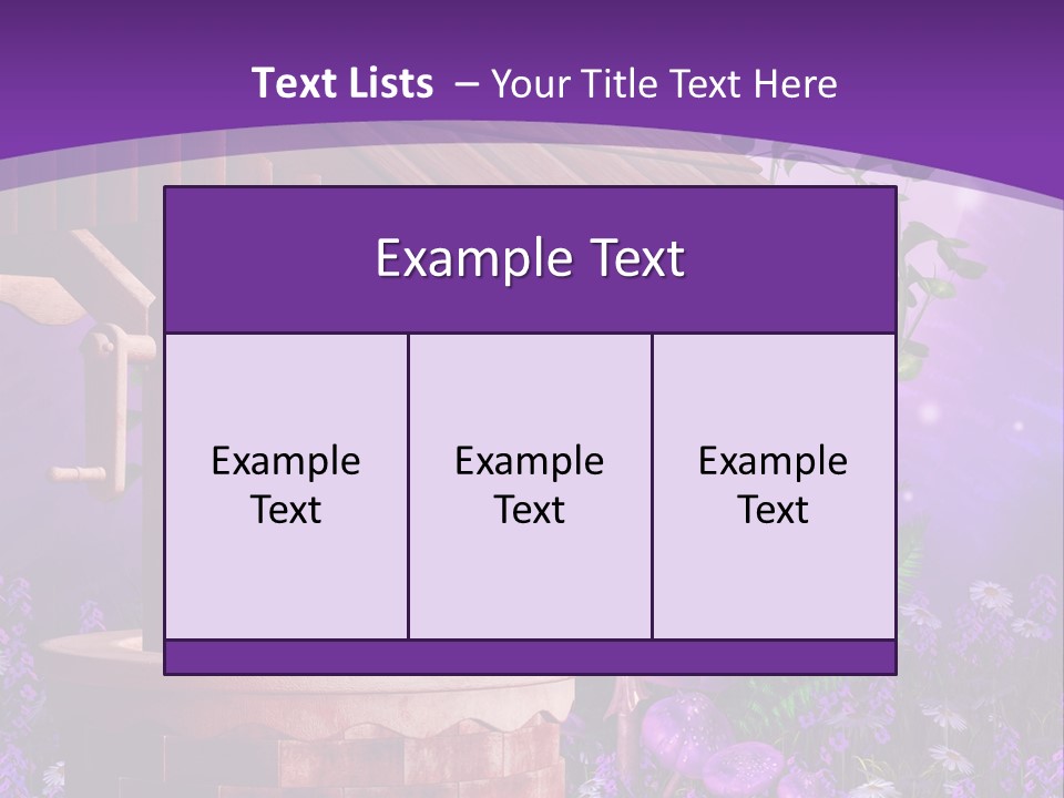 Papro Drewniany Fantasy PowerPoint Template
