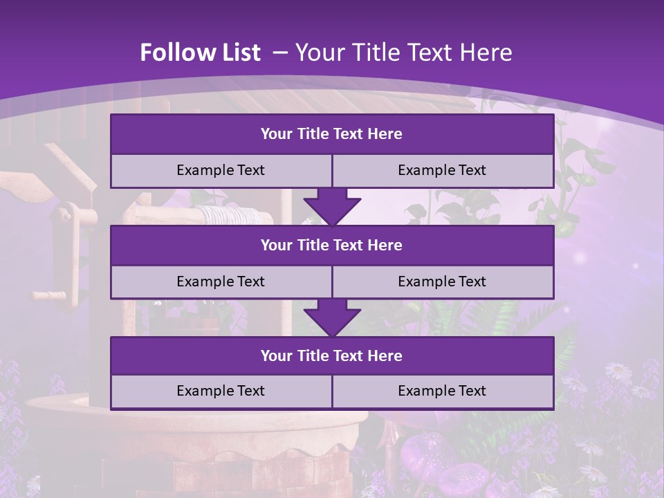 Papro Drewniany Fantasy PowerPoint Template